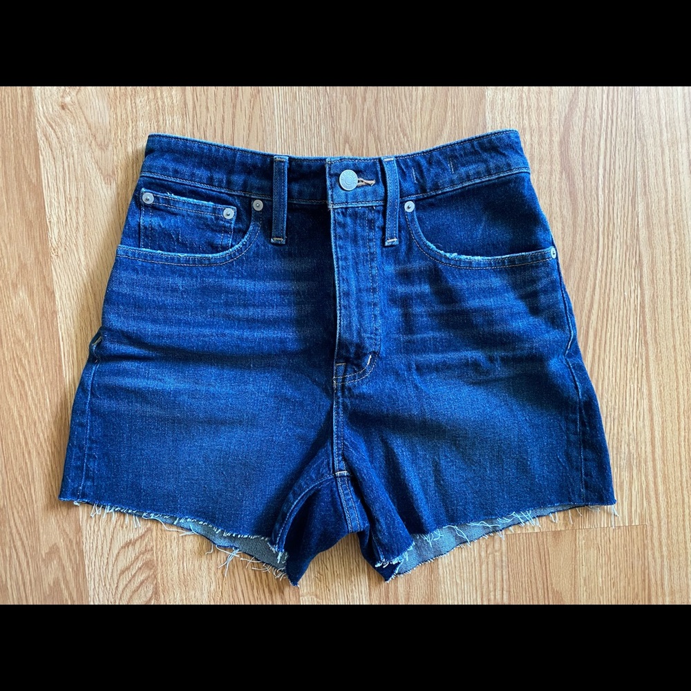 NWOT Madewell Curvy High-Rise Denim Shorts, Size 27